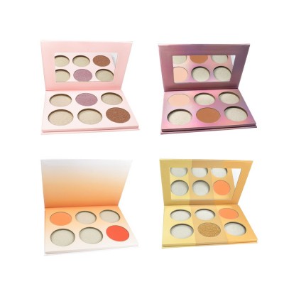 DIY腮红高光修容遮瑕多合一中性无Logo自选彩妆盘 Makeup Palette